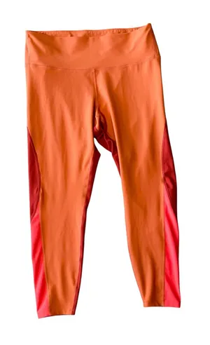 OLD NAVY ACTIVE PowerSoft Go Dry Colorblock Leggings thumbnail 1