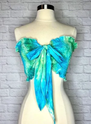 Tie Dye Convertible Top Multiple Size XS thumbnail 1