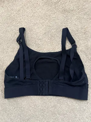 MomCozy Black Hands Free Pumping Nursing Bralette Size S thumbnail 2