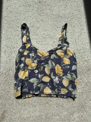 Abercrombie Smocked Crop Top thumbnail 1