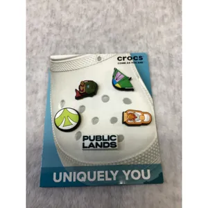Crocs Jibbitz Public Lands 5 Pack Shoe Charms Camping Hiking Outdoor No plastic thumbnail 4