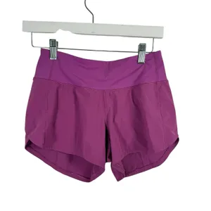 Lululemon Speed Up Short High Rise Long 4" Lined Vivid Plum Athletic Gym Women 2 thumbnail 2