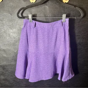 Love For Humanity Couture‎ Purple Dot Skort Size XS thumbnail 2
