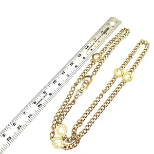 Gold tone spade hip belt thumbnail 7