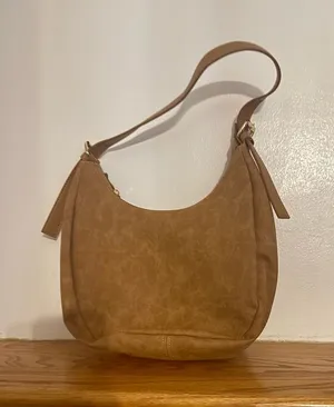Casual Tan Shoulder Hobo Bag thumbnail 1