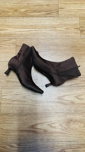 UNISA Brown Pointed Toe Ankle Boots thumbnail 7