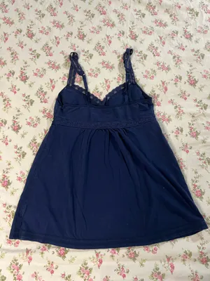 vintage aerie babydoll tank with pockets thumbnail 2