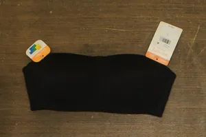 Warner's Womens Easy Does It Wireless Lightly Lined Strapless Bra Black S thumbnail 1