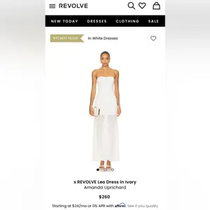 Amanda Uprichard x REVOLVE Leo Dress in Ivory thumbnail 2