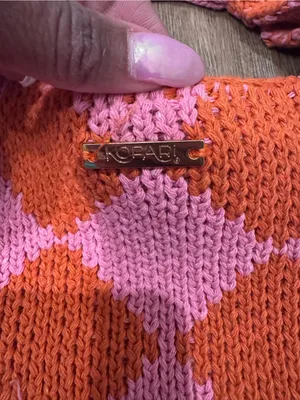 Kopari Knit Shoulder Bag Pink thumbnail 3