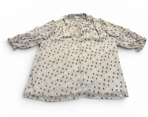 CURRENT AIR sheer polka dot blouse thumbnail 1