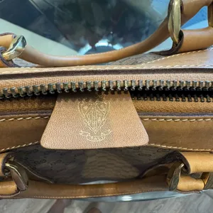 Gucci Brown Monogram Tote Bag thumbnail 9
