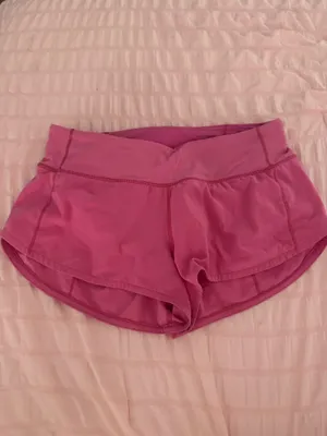 Sonic Pink Lululemon Speed Up Shorts 2.5" Low-Rise thumbnail 3