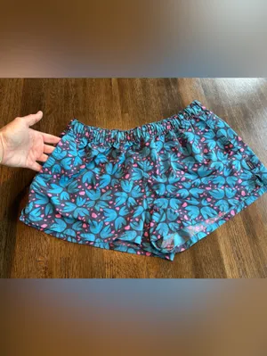 Patagonia Barely Baggies Pollen Confetti Dolomite Blue Navy Blue Pink size L thumbnail 7