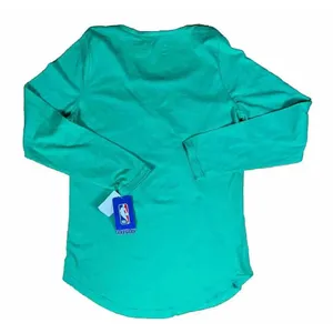 Boston Celtics NBA 1946 Women's Green Scoop Neck Long Sleeve Logo T-Shirt Size M thumbnail 4