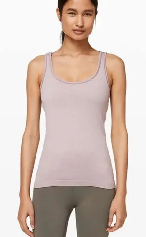 LULULEMON Seek Simplicity Tank in Powdered‎ Mauve size 6 thumbnail 1