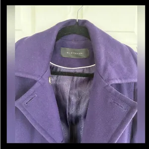 💜 Designer Luxury: Elie Tahari Loro Piana Wool Coat thumbnail 3