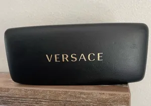 Versace Authentic Hard Eyeglass Sunglass Case Only - Black thumbnail 1