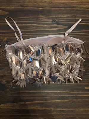 Windsor rose gold mirrored crop top medium thumbnail 4