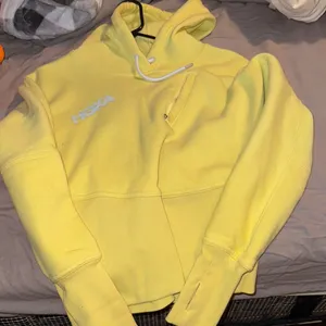 Hoka Women's Yellow Hoodie Sweatshirt thumbnail 1