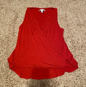 Abercrombie & Fitch Red Wrap Shirt thumbnail 1