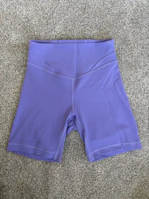 Lululemon Align Curve Seam High-Rise Shorts 6" Dark Lavender 2 thumbnail 3