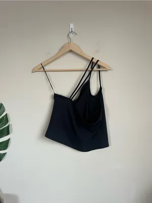 Abercrombie & Fitch Strappy One Shoulder Crop Tank thumbnail 6