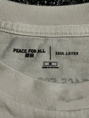 Womens medium Saul Leiter Peace For All Short Sleeve Shirt thumbnail 8