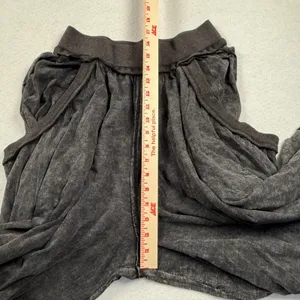 Oli & Hali Mineral Washed Side Pockets Jetty Harem Pants Women Small Gray BP0006 thumbnail 4