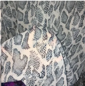 Jodifl Sheer Snake Print Off The Shoulder Blouse Medium thumbnail 3
