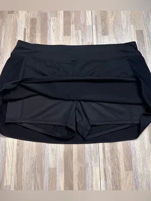Xersion Black Mini Athletic Skirt Skort Women’s Size XXL thumbnail 5