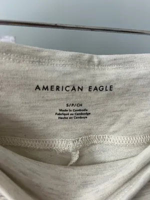 Cream flare American eagle pants  thumbnail 3