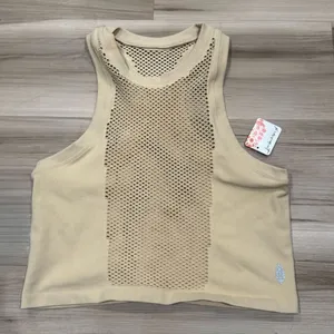 NEW Free People Movement Mesh In Session Tank Top Tan Women’s XS/Small thumbnail 5