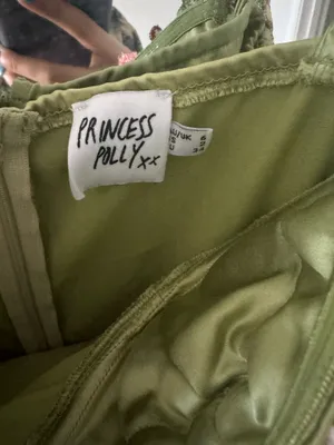Princess Polly Kenzie Dress Mini Green thumbnail 3