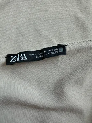 Zara Light Beige Scoop Neck Tank thumbnail 4