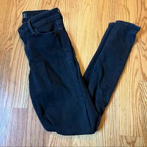 Abercrombie and Fitch Harper super skinny black jeans size 0 / 25 thumbnail 1