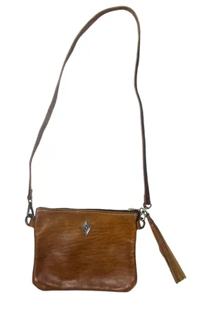 Brown Leather Crossbody Bag Western Vibes thumbnail 1