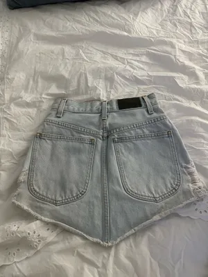 Carmar Denim Skirt Jean Zip Front thumbnail 2