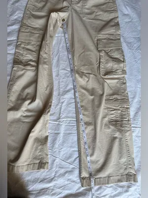 Hollister Khaki Tan Low Rise Baggy Cargo Pants Size 24 thumbnail 9