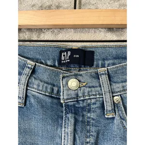 GAP Denim Maxi‎ Skirt Medium Wash Front Slit Casual Minimalist Y2K Chic 2/26 New thumbnail 4