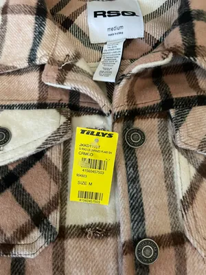 RSQ Womens Tonal Woven Plaid Shacket thumbnail 5
