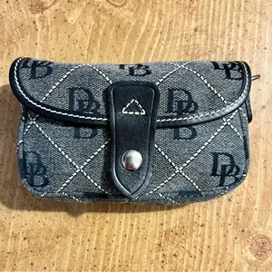 Dooney & Bourke Black and Gray Clutch thumbnail 1