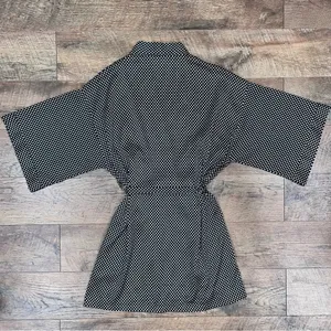 Victoria’s Secret Silky Black Robe with Pockets & Tie-Waist thumbnail 12
