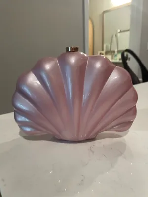 Pink Shell Crossbody Purse thumbnail 2