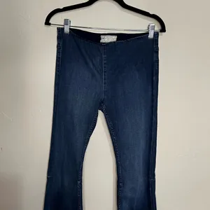 Free‎ People Penny Pull-On Flare Bell Bottom Hippie Festival Denim Jeans thumbnail 6