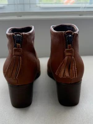 Toms Carpe Diem Leather Ankle Boots Size 7 thumbnail 5