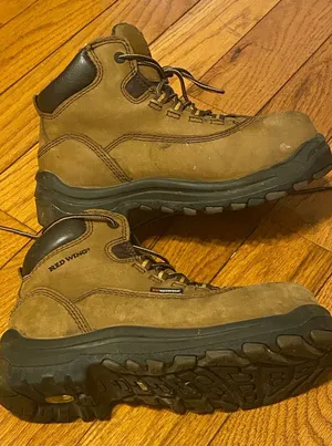 Red Wing Shoes King Toe Tan Women's 5-inch Waterproof‎ Safety Toe Boot Size 6 6B thumbnail 1
