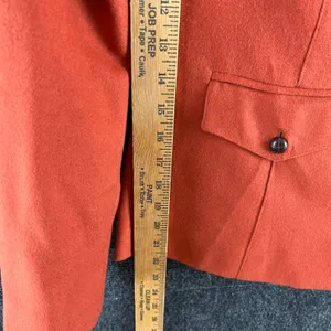 Spiegel Rust Orange Embellished Sleeve Blazer Jacket Womens Size 8 thumbnail 9