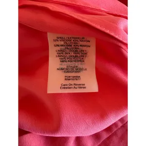 ALICE + OLIVIA Pleated Bubble Hem Coral Salmon Pink Mini Skirt Womens 8 thumbnail 6