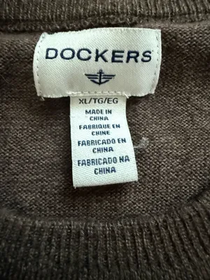 Dockers brown lightweight sweater thumbnail 2